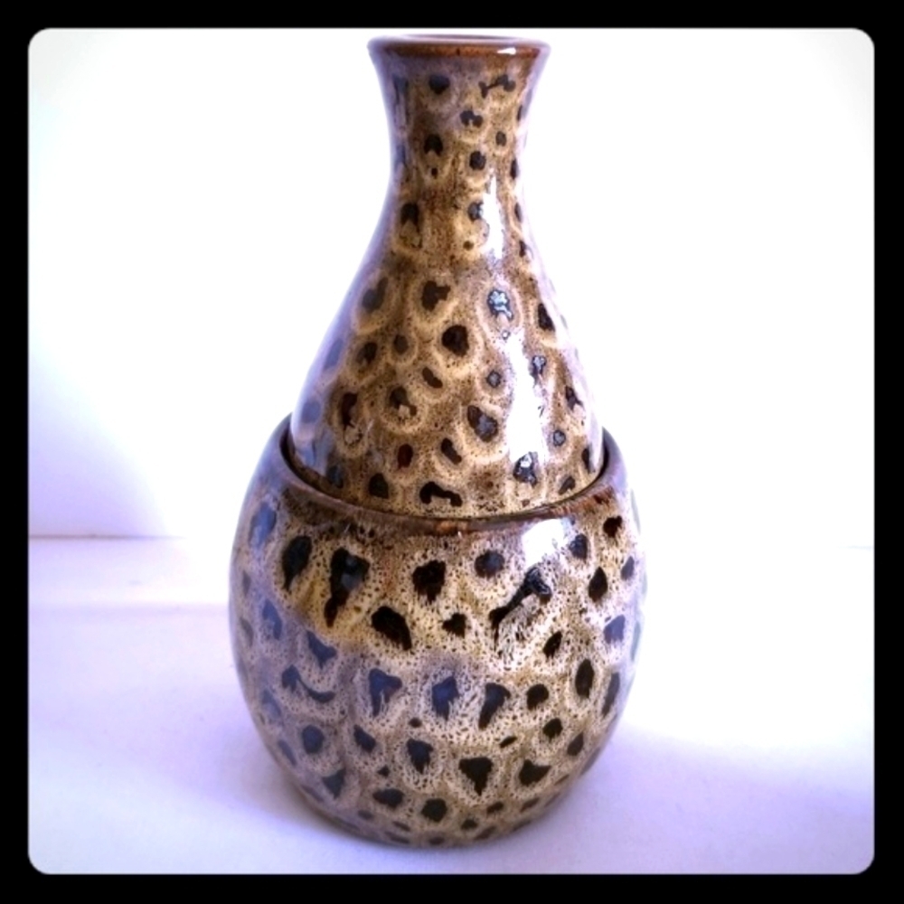 Partylite Ceramic Stackable Glaze Candle Holders